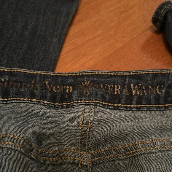 Simply Vera Vera Wang Deep Indigo Jeans - Picture 6 of 7